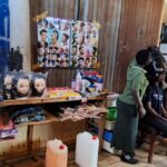 Hair Dressing Session at Mirror